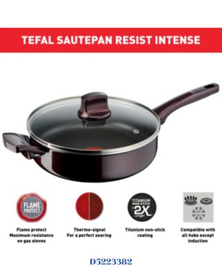 TEFAL RESIST INTENSE SAUTEPAN 26CM