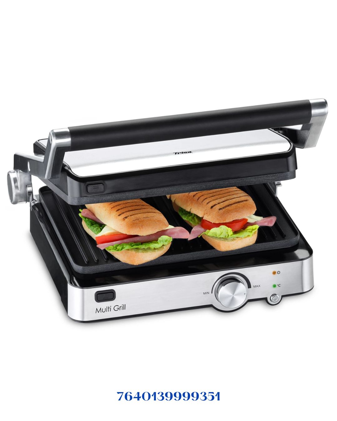 TRISA DOUBLE PLATE BARBECUE GRILL MULTI GRILL 2000W