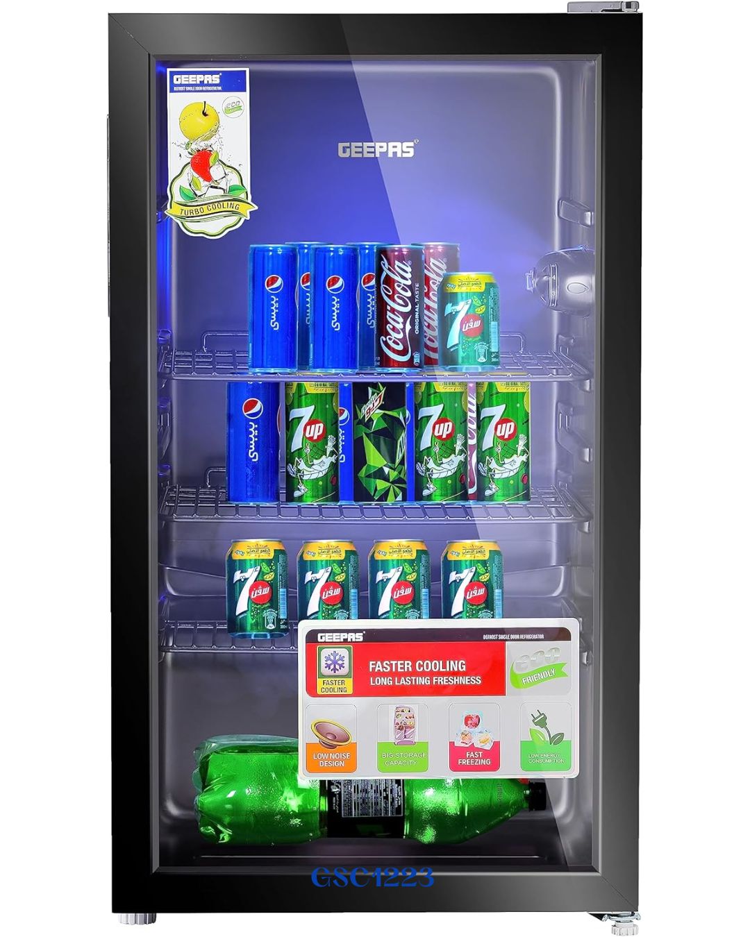 GEEPAS SHOWCASE CHILLER 60W 120L