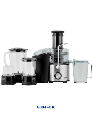 GEEPAS 4-IN-1 STAINLESS STEEL BLENDER AND JUICE EXTRACTOR 800W