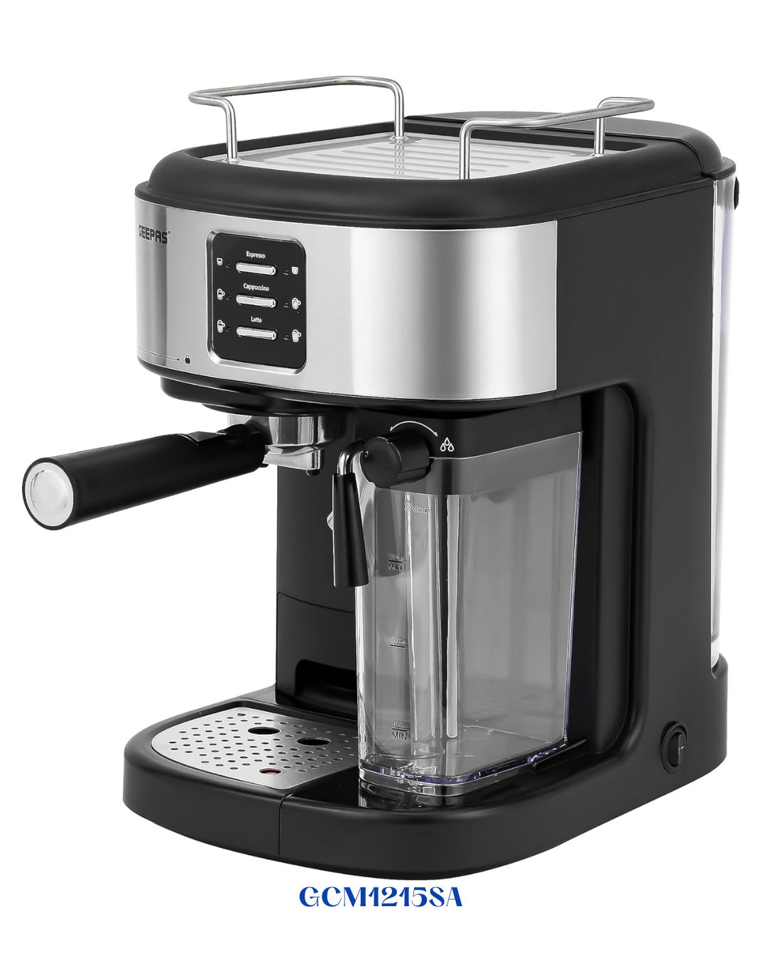 GEEPAS ESPRESSO AND CAPPUCCINO COFFEE MACHINE 1250W
