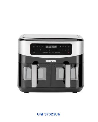 GEEPAS  DUAL BASKET DIGITAL AIR FRYER2600 W-9 L
