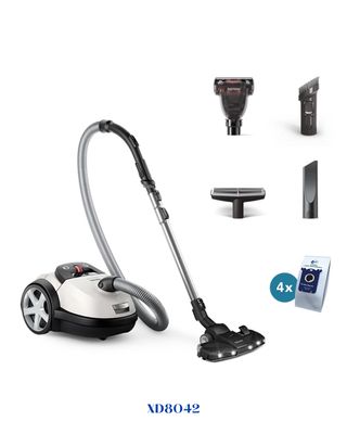 PHILIPS BAGGED VACUUM PERFORMER LED 8000 SERIES 2200W 4L