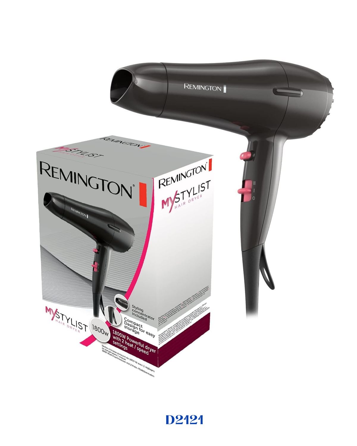 REMINGTON MY STYLIST HAIR DRYER