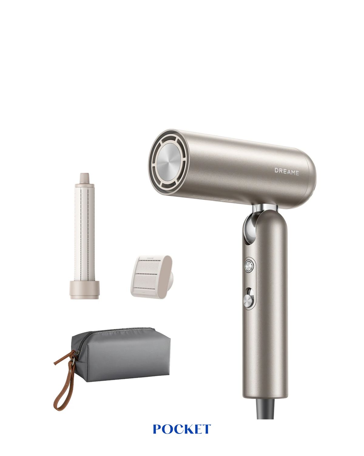 POCKET TITANIUM BRUSHLESS HAIR DRYER 110,000 RPM