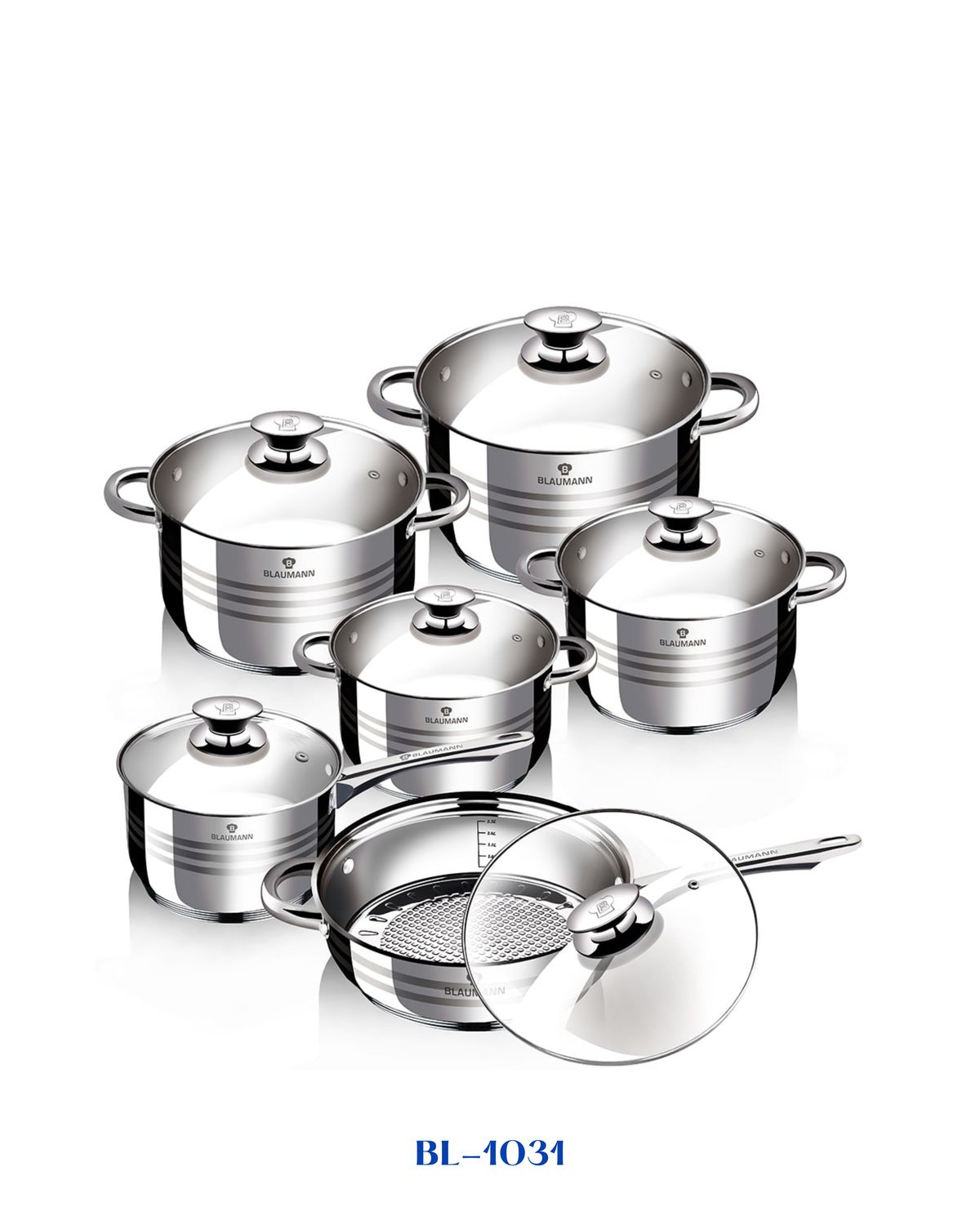 BERLINGER HAUS 12 PCS COOKWARE SET