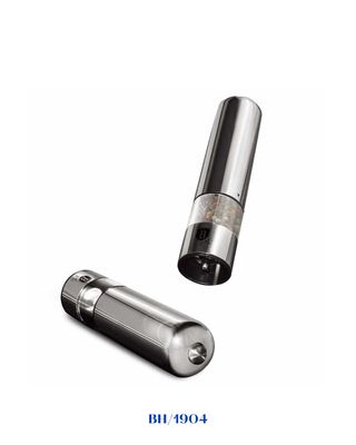 BERLINGER HAUS SET OF 2 ELECTRIC SALT &amp; PEPPER GRINDERS