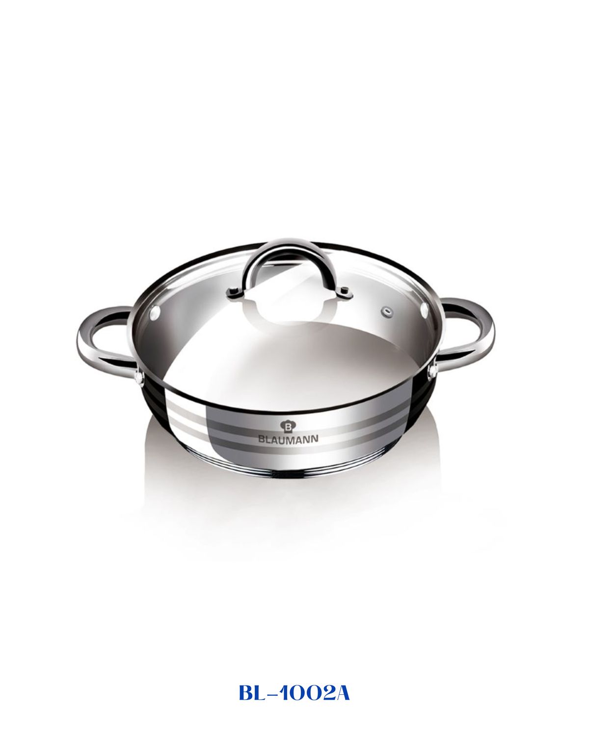 BERLINGER HAUS SHALLOW POT WITH LID 22CM