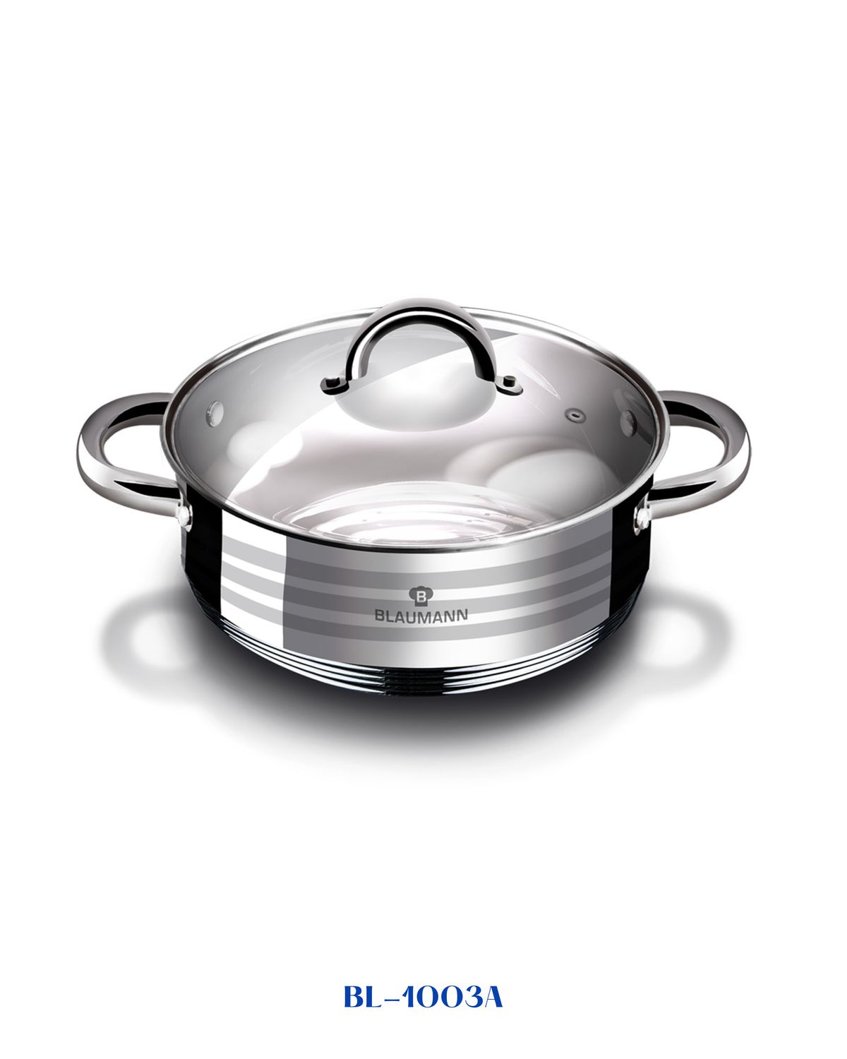 BERLINGER HAUS SHALLOW POT WITH LID 24CM