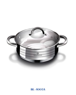 BERLINGER HAUS SHALLOW POT WITH LID 24CM