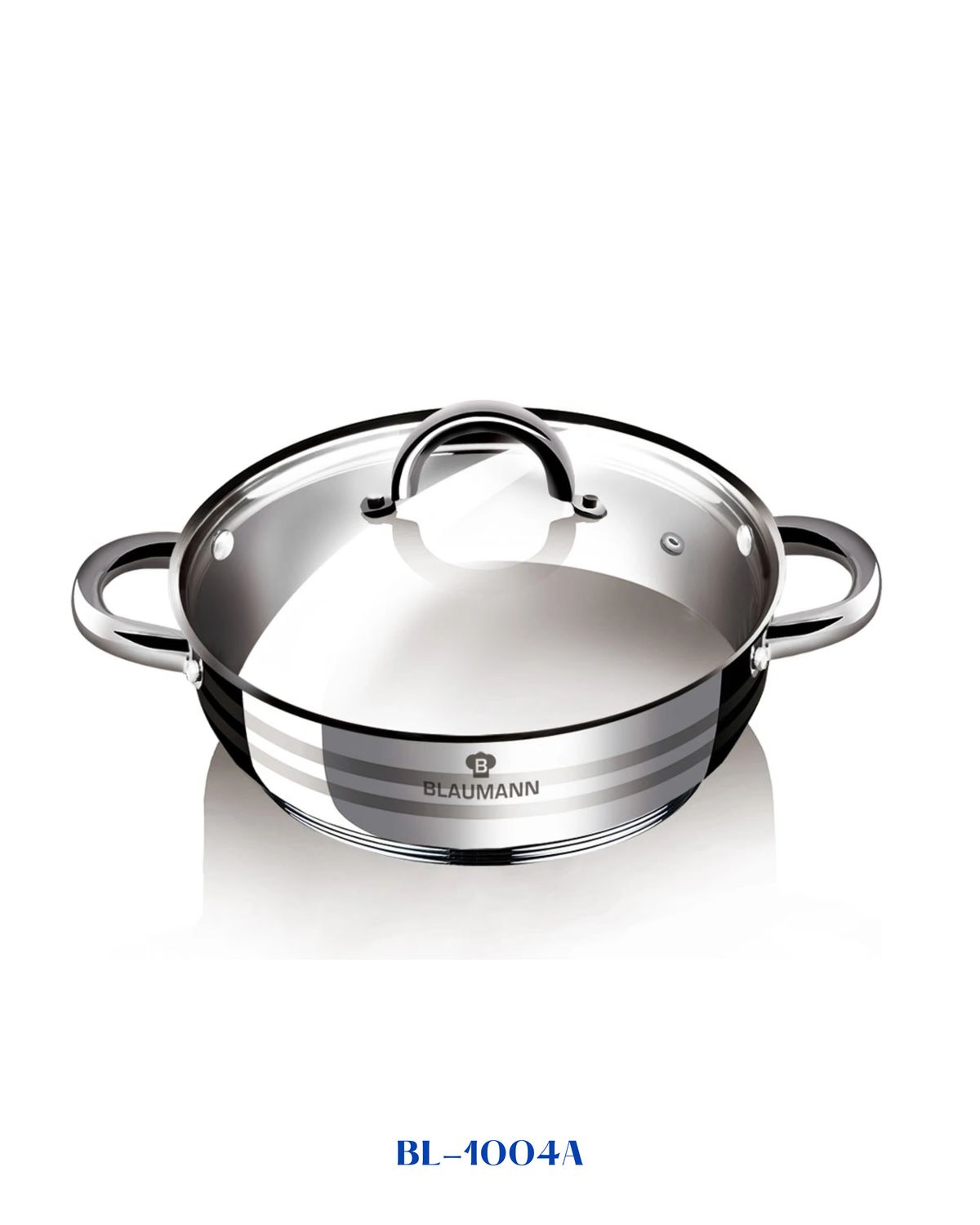 BERLINGER HAUS SHALLOW POT WITH LID 26CM