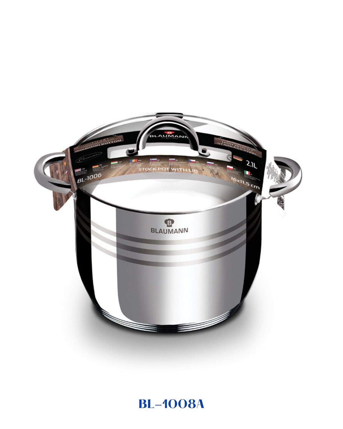 BERLINGER HAUS STOCK POT WITH LID 20 CM