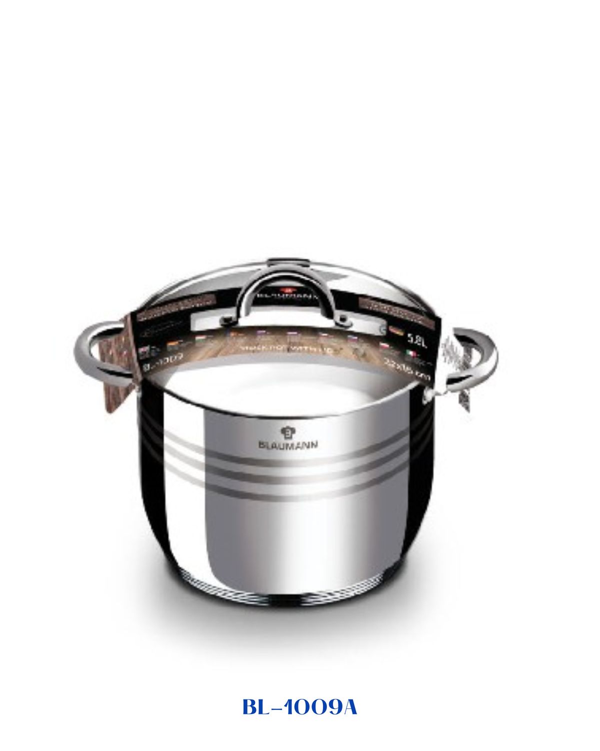 BERLINGER HAUS STOCK POT WITH LID 22 CM