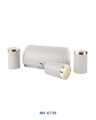 BERLINGER HAUS BREAD BOX WITH 3 PCS CANISTER SET