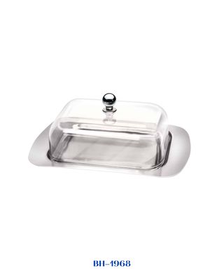 BERLINGER HAUS BUTTER DISH WITH ACRYLIC LID