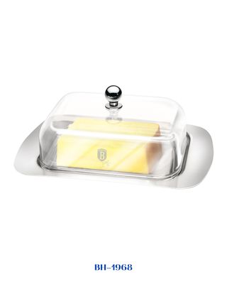 BERLINGER HAUS BUTTER DISH WITH ACRYLIC LID