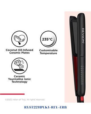 REVLON SMOOTHSTAY COCONUT OIL-INFUSED HAIR STRAIGHTENER