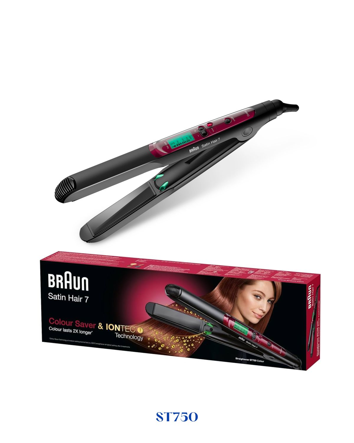 BRAUN SATIN HAIR 7 HAIR STRAIGHTENER 170W