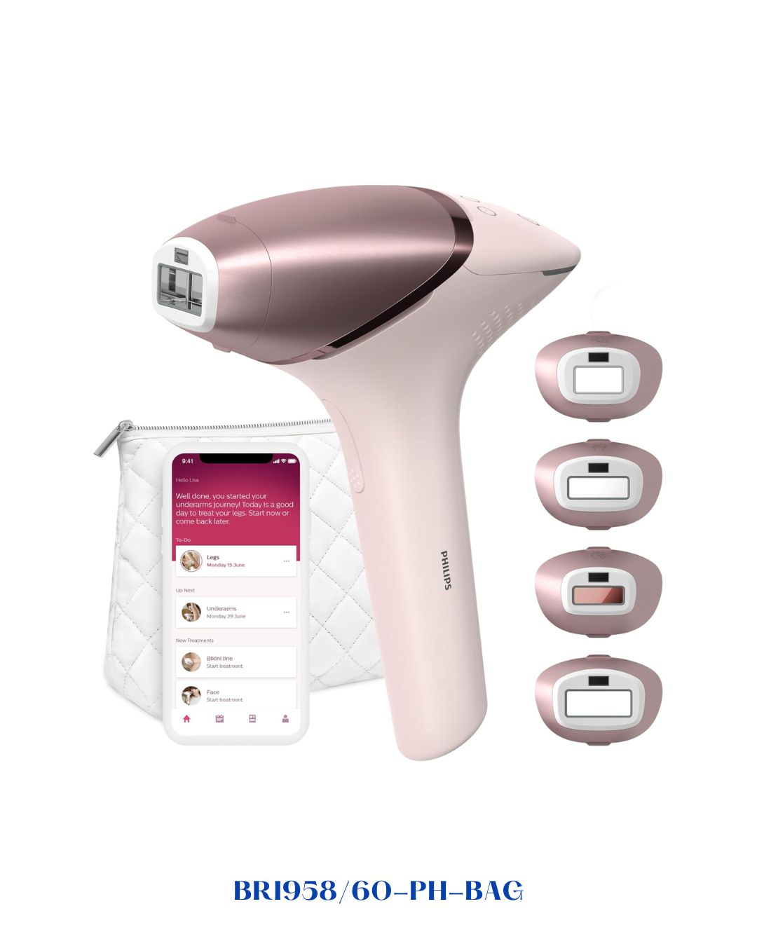 PHILIPS LUMEA IPL 9000 SERIES HAIR REMOVAL DEVICE WITH SENSEIQ