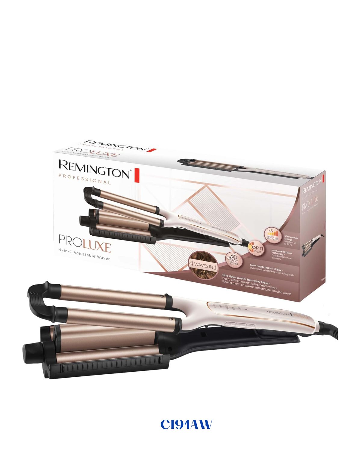 REMINGTON PROLUXE 4-IN-1 ADJUSTABLE WAVER