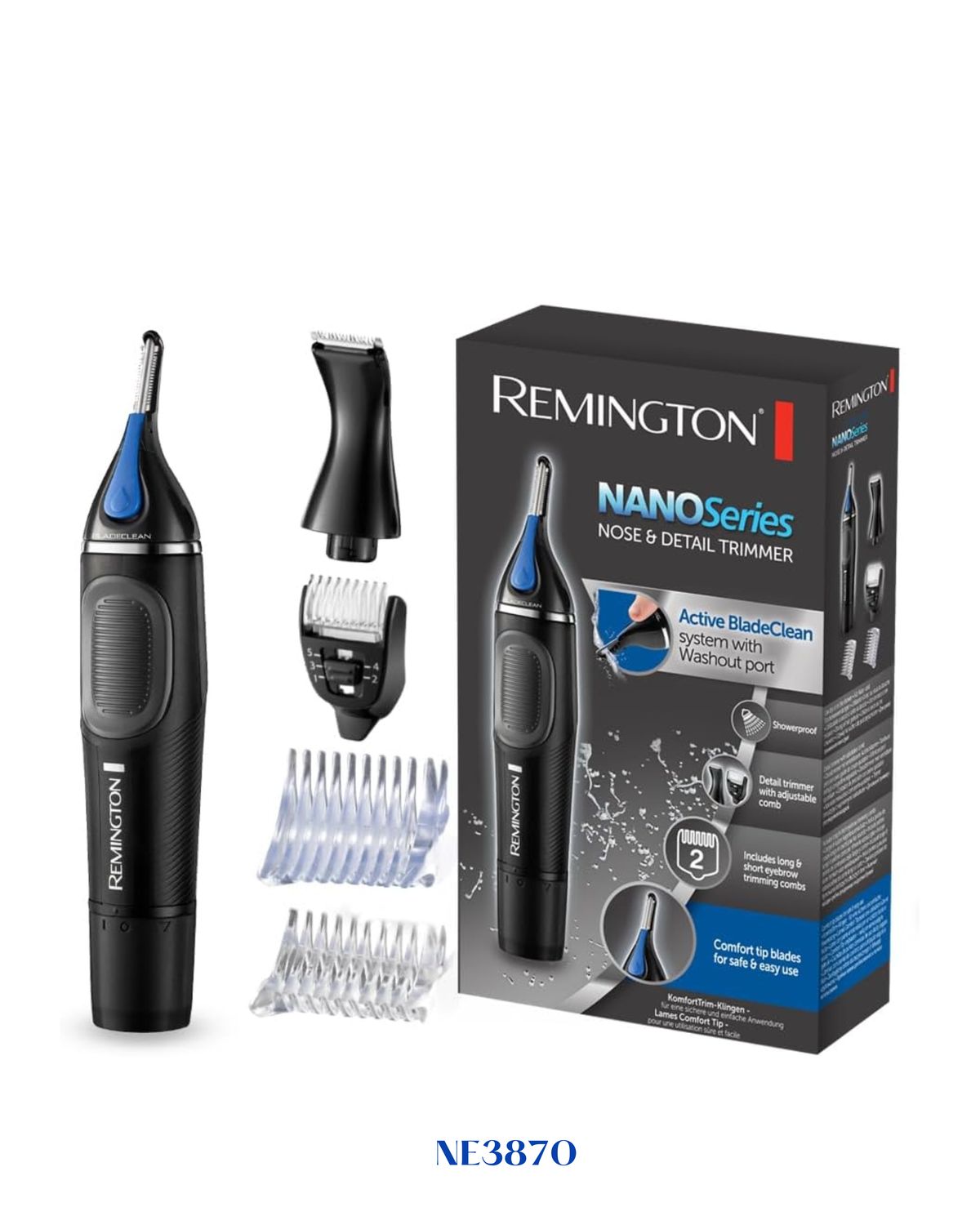 REMINGTON NANO SERIES LITHIUM NOSE AND EAR TRIMMER