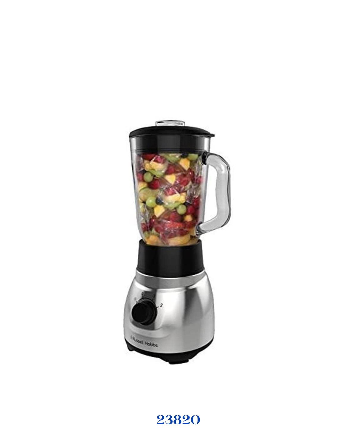 RUSSELL HOBBS STAINLESS STEEL JUG GLASS BLENDER 600W