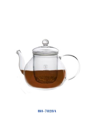 BERLINGER HAUS GLASS TEA POT WITH GLASS FILTER 1L