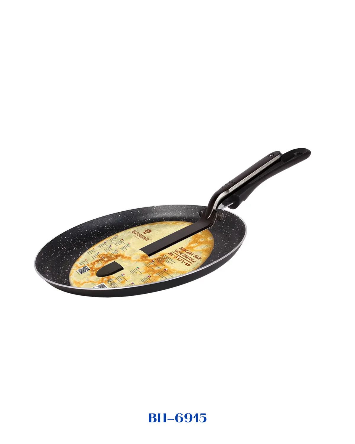 BERLINGER HAUS PANCAKE PAN WITH TURNER BLACK 24 CM
