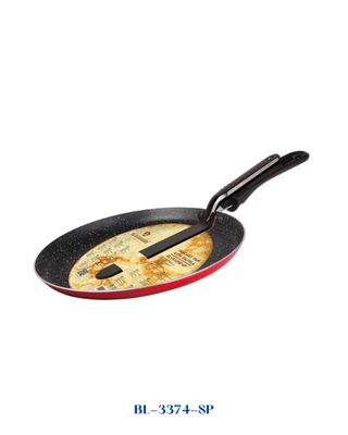 BERLINGER HAUS PANCAKE PAN WITH TURNER RED 24 CM