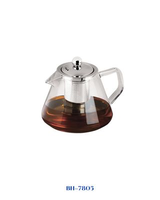 BERLINGER HAUS ROUND GLASS TEA POT WITH FILTER 1L