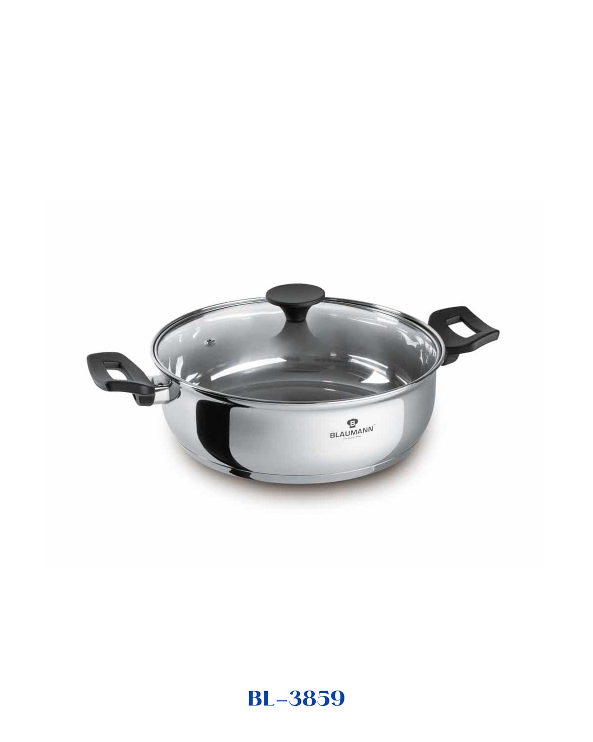 BERLINGER HAUS SHALLOW POT WITH LID 28 CM