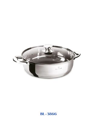 BERLINGER HAUS SHALLOW POT WITH LID 24 CM