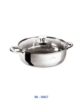 BERLINGER HAUS SHALLOW POT WITH LID 28 CM
