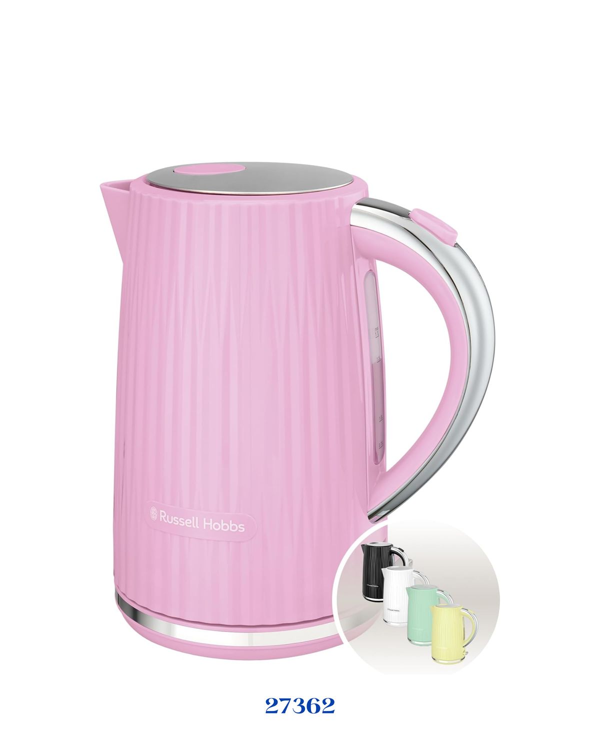 RUSSELL HOBBS KETTLE ELECTRIC KETTLE RASPBERRY 1.7L