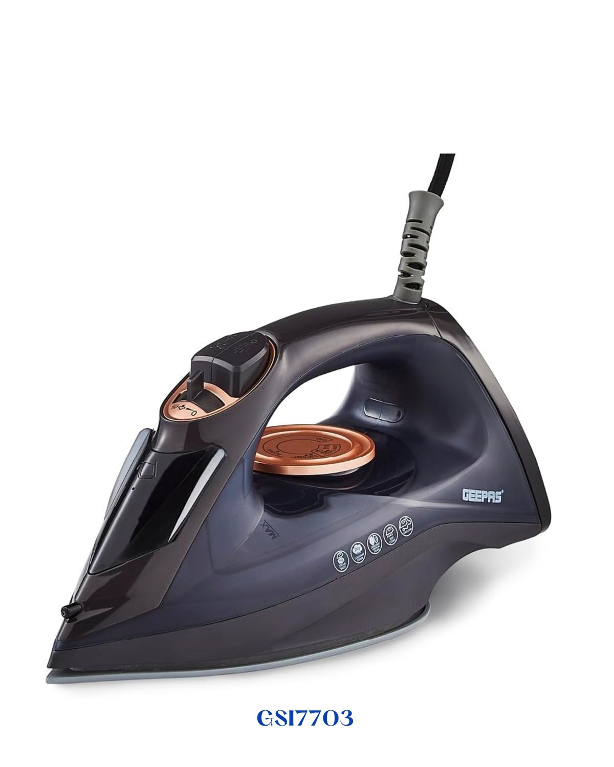 GEEPAS STEAM IRON WITH SELF-CLEAN FUNCTION