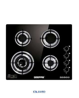 GEEPAS 4‑BURNER GAS HOB