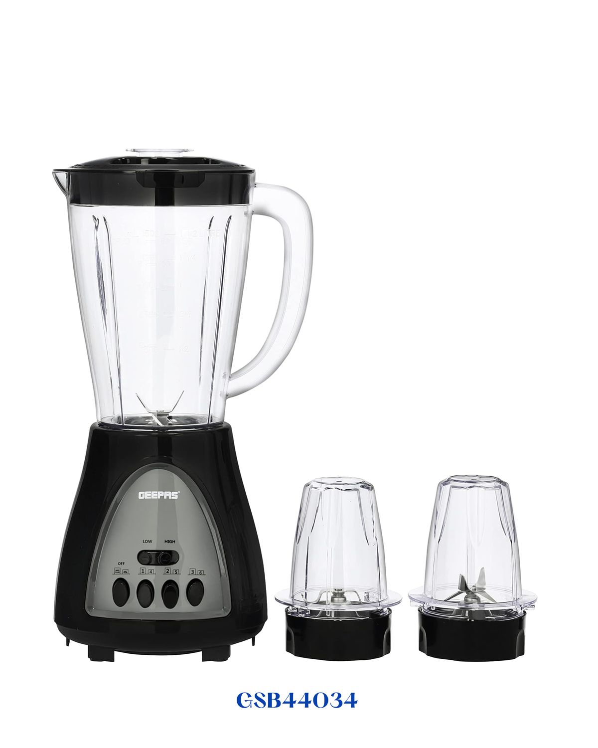 GEEPAS 3-IN-1 BLENDER &amp; GRINDER SET 550W