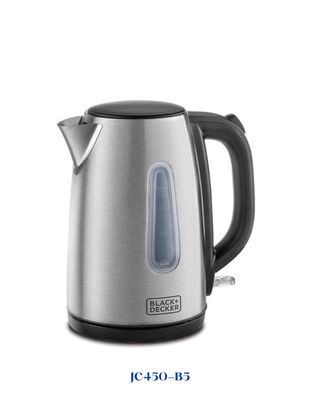BLACK&amp;DECKER STAINLESS STEEL KETTLE 2200W-1.7L