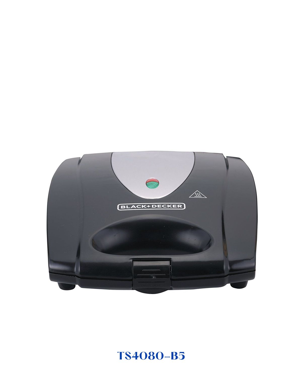BLACK+DECKER 4-SLICE SANDWICH MAKER WITH INTERCHANGEABLE PLATES 1400W