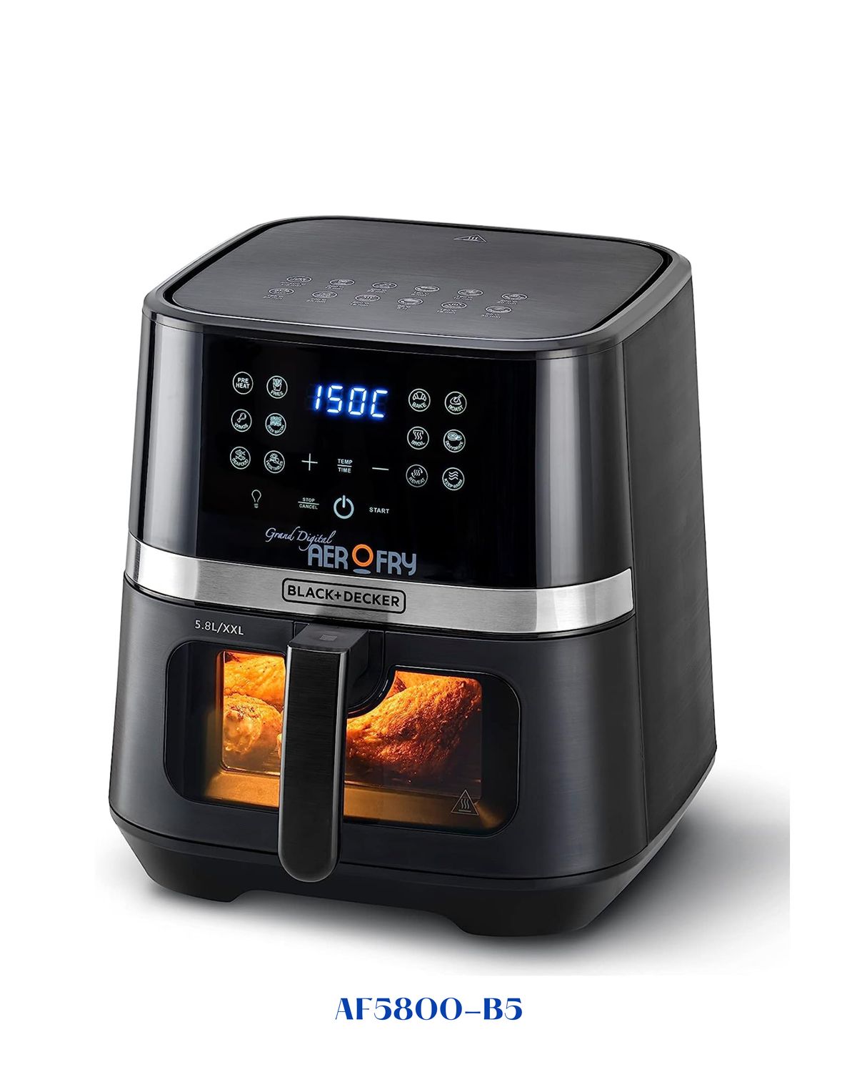 BLACK+DECKER AEROFRY DIGITAL AIR FRYER 1800W-5.8L