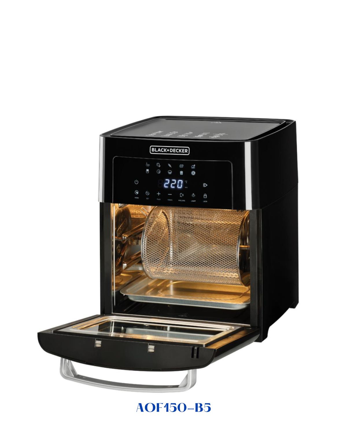 BLACK+DECKER DIGITAL AIR FRYER OVEN 1700W-15L