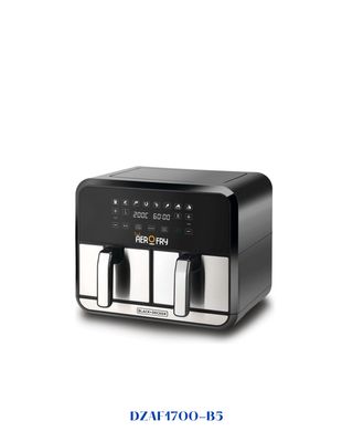 BLACK+DECKER DUAL ZONE AEROFRY DIGITAL AIR FRYER 1700W-8L