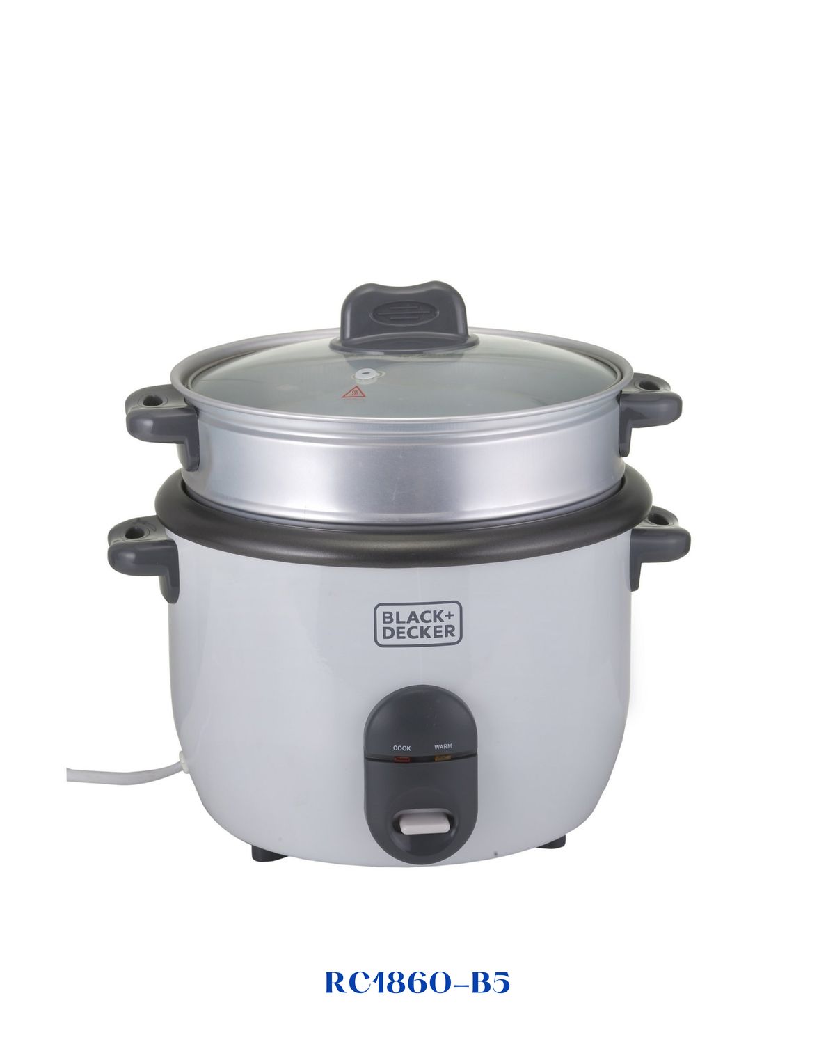 BLACK+DECKER NON-STICK RICE COOKER 700W-1.8L