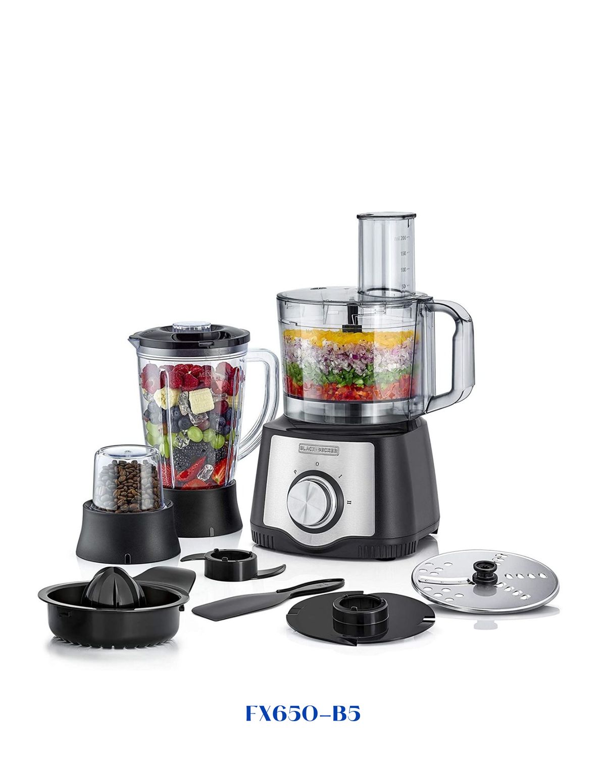 BLACK+DECKER Food Processor 600W-1.5L