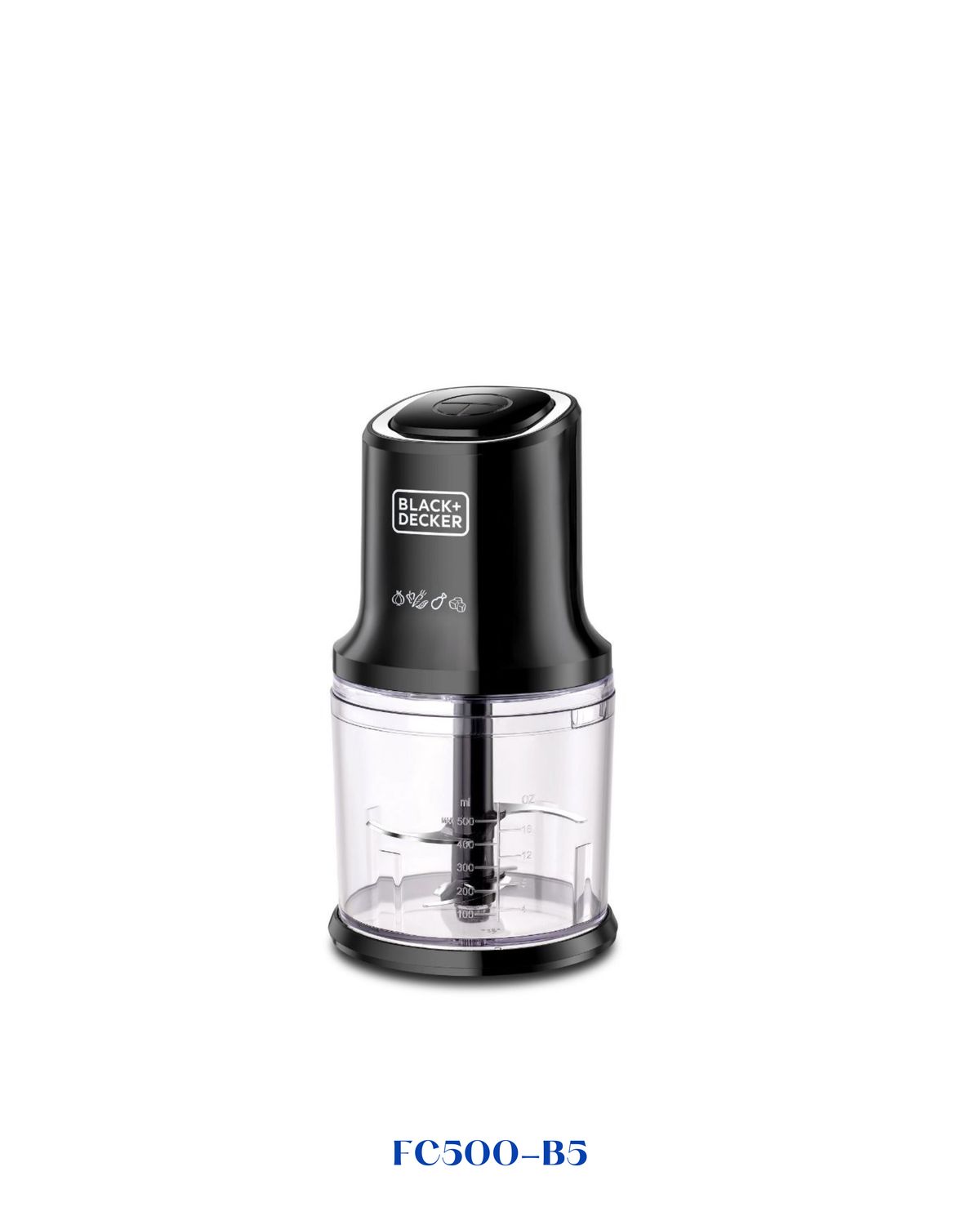 BLACK+DECKER VERTICAL CHOPPER 500W-500ML