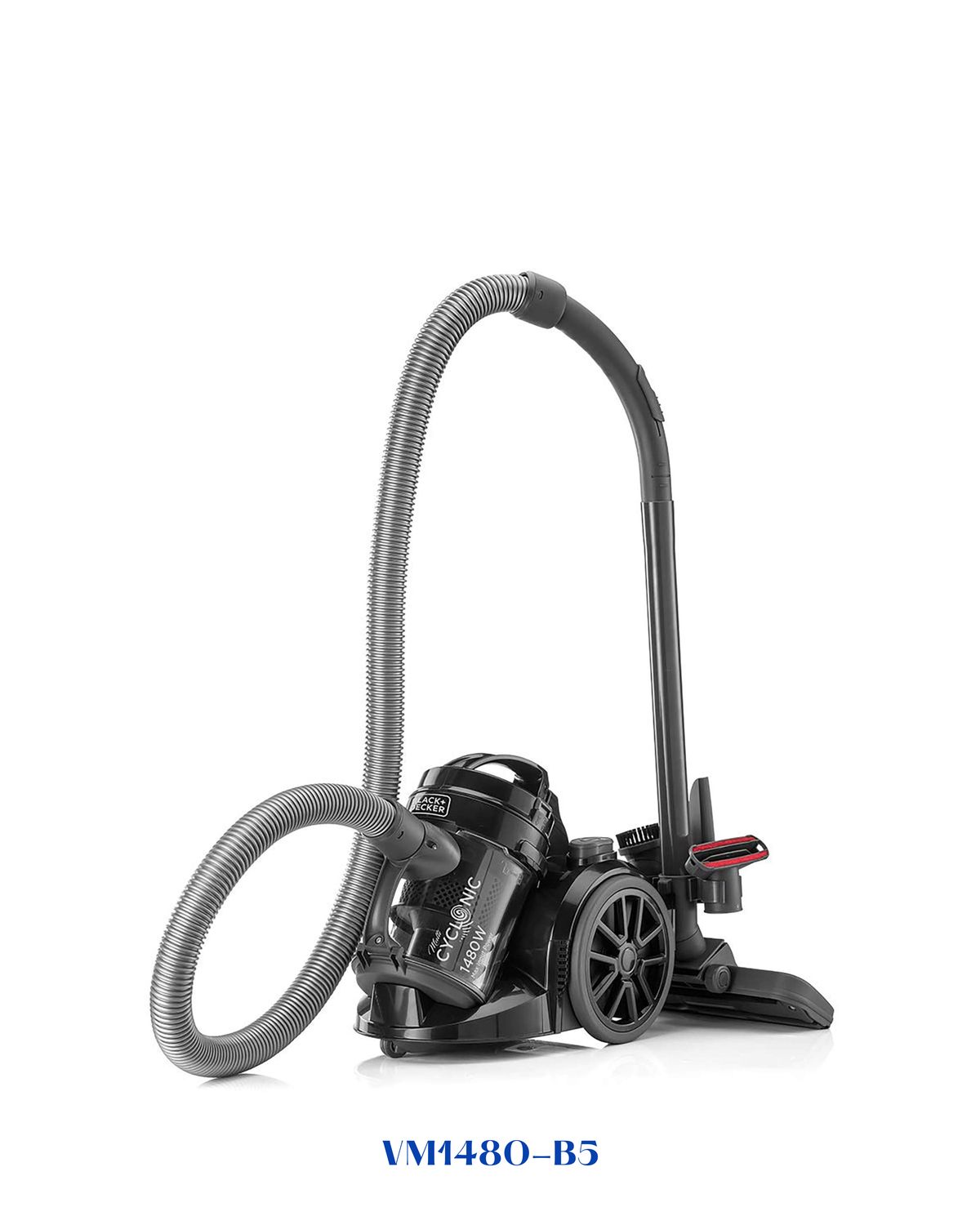 BLACK+DECKER BAGLESS MULTICYCLONIC CANISTER VACUUM CLEANER  1400W-1.8L