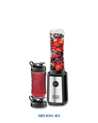 BLACK &amp; DECKER 6 PIECE PERSONAL COMPACT SPORTS BLENDER/SMOOTHIE MAKER 300W