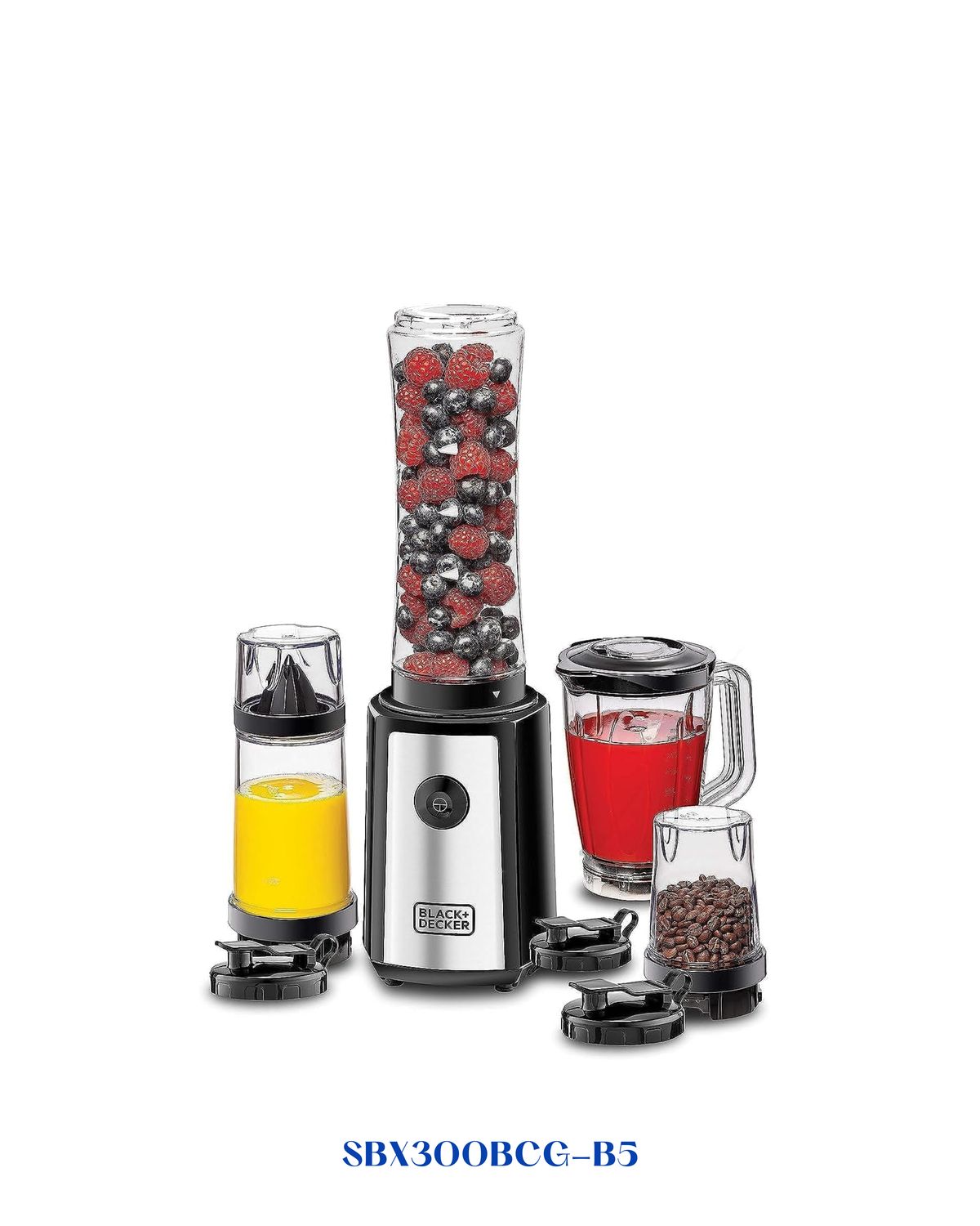 BLACK&amp;DECKER 300W 16 PIECE 4-IN-1 PERSONAL