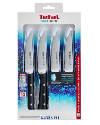 TEFAL ICE FORCE 4-PIECE STEAK KNIVES 11CM