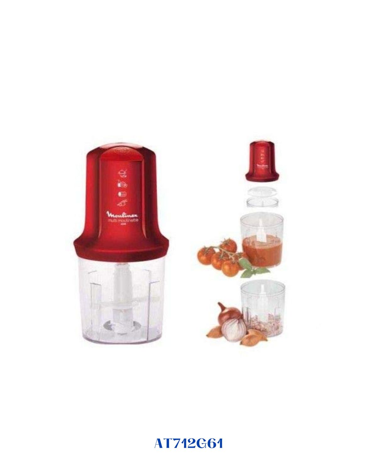 Moulinex Mini Chopper - Red 500 ml